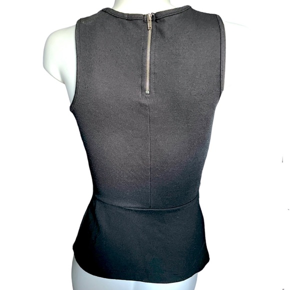 Classy Black Peplum Top. XS. - Picture 2 of 2